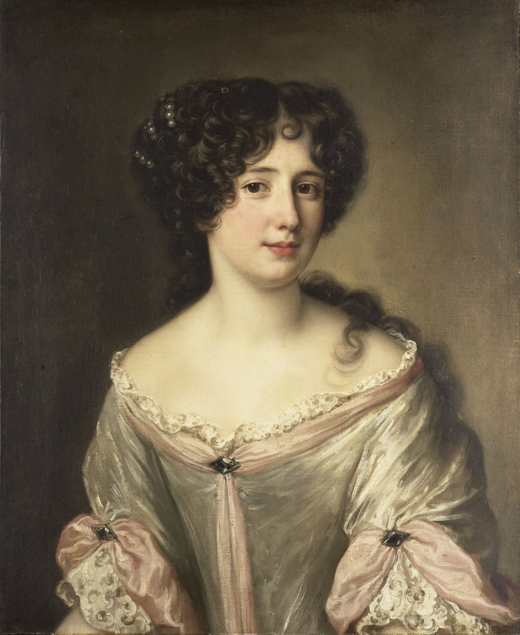 Néerlandais : Portrait de la Duchesse Maria Mancini Colonna (1646-1699) Portrait de Maria Mancini Colonna (1639-1715) - Jacob Ferdinand Voet