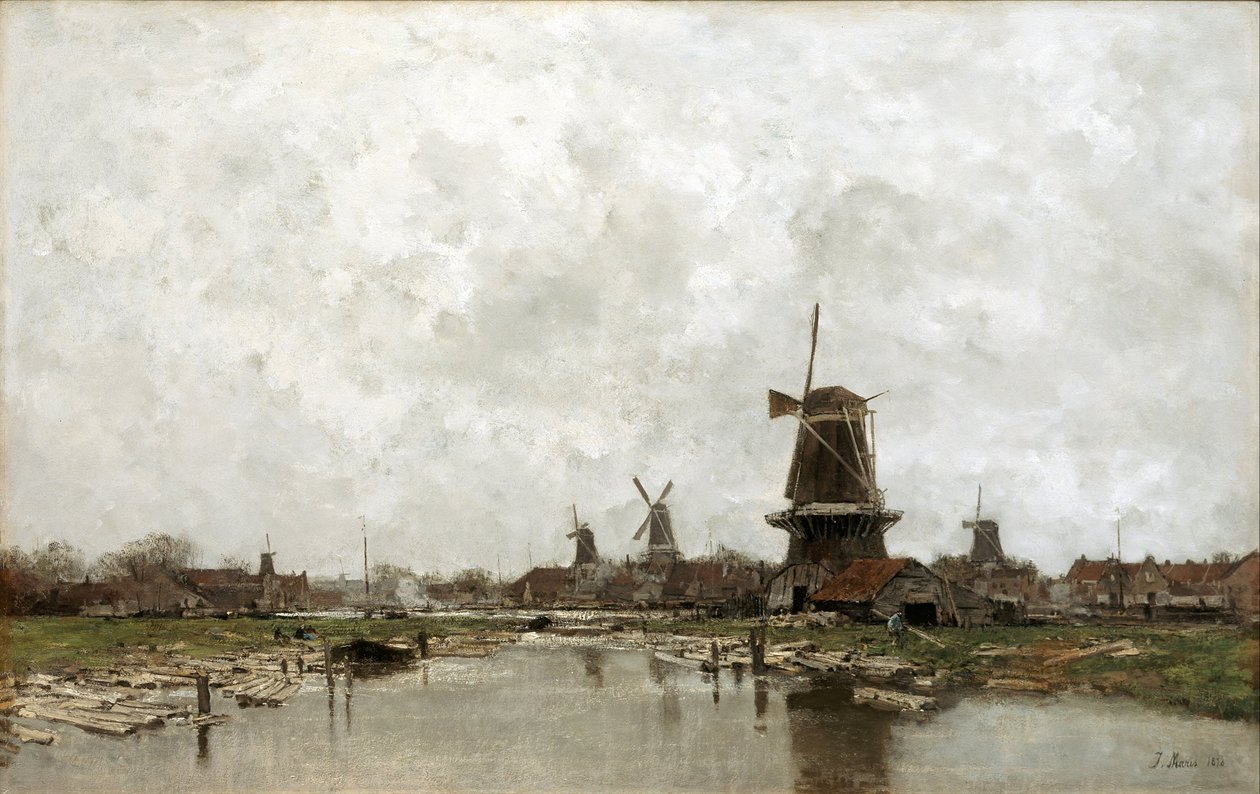 Les Cinq Moulins, 1878 - Jacob Henricus or Hendricus Maris