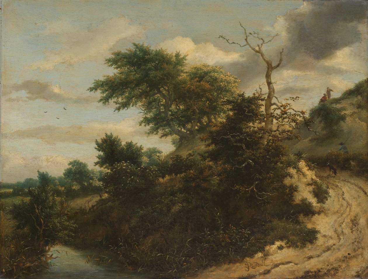 Sentier sablonneux dans les dunes - Jacob van Ruisdael