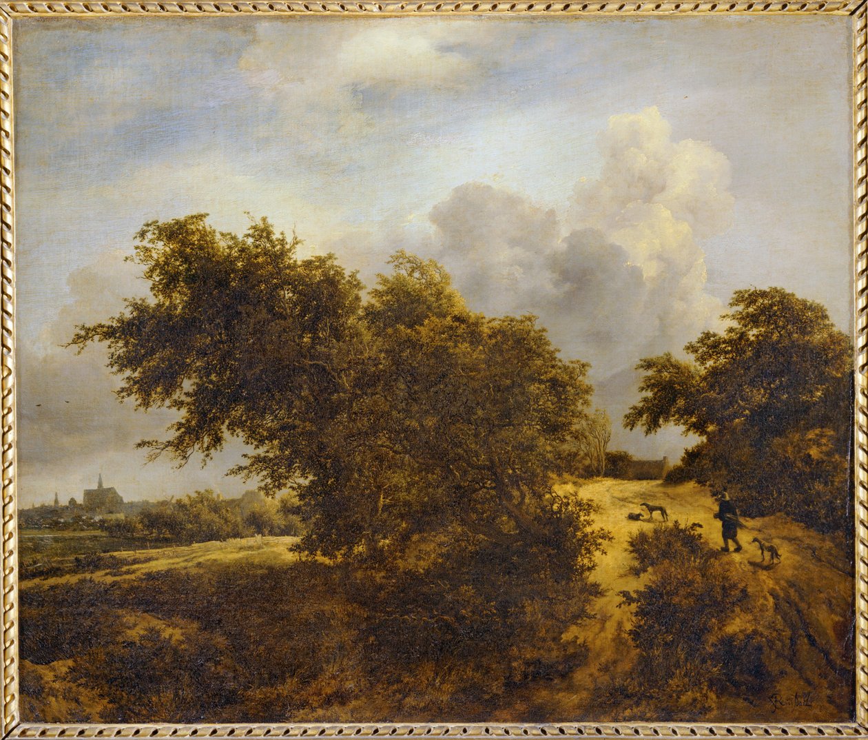 Chemin dans les dunes de Haarlem ou Le Buisson ... - Jacob Isaaksz. or Isaacksz. van Ruisdael