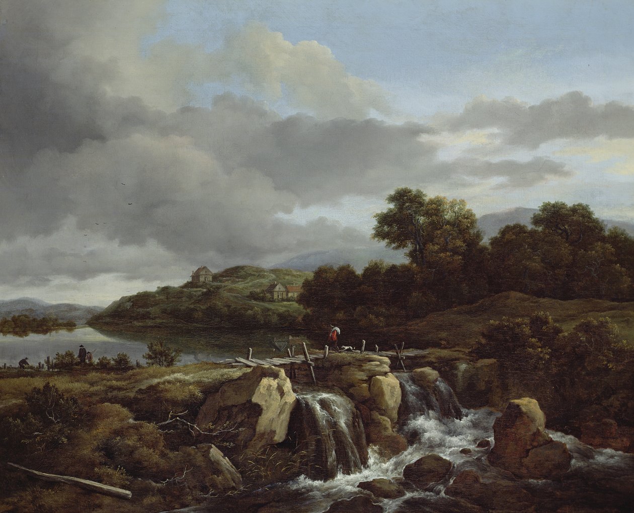 Paysage avec cascade - Jacob van Ruisdael