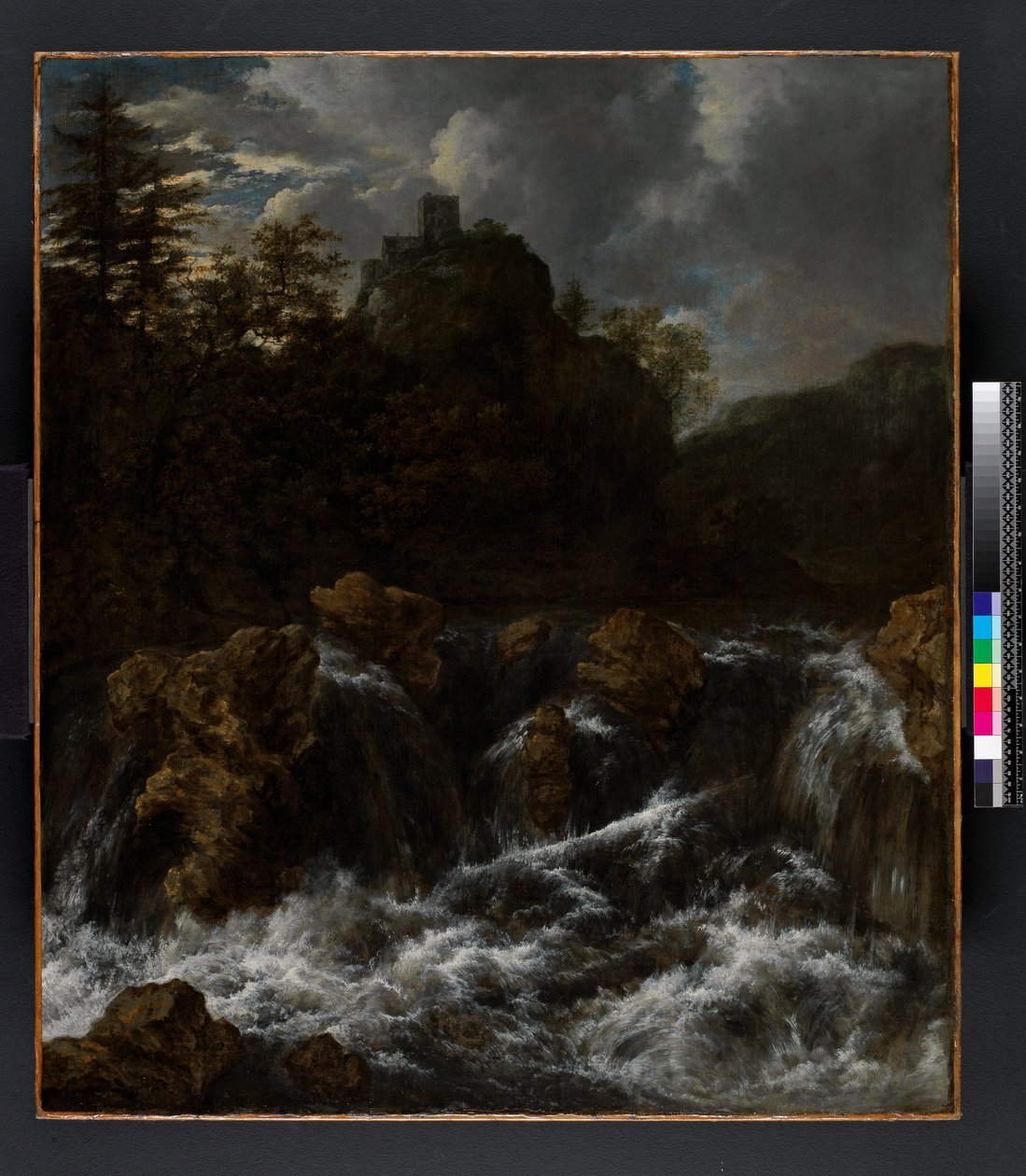 Paysage avec cascade, avant 1682 - Jacob van Ruisdael