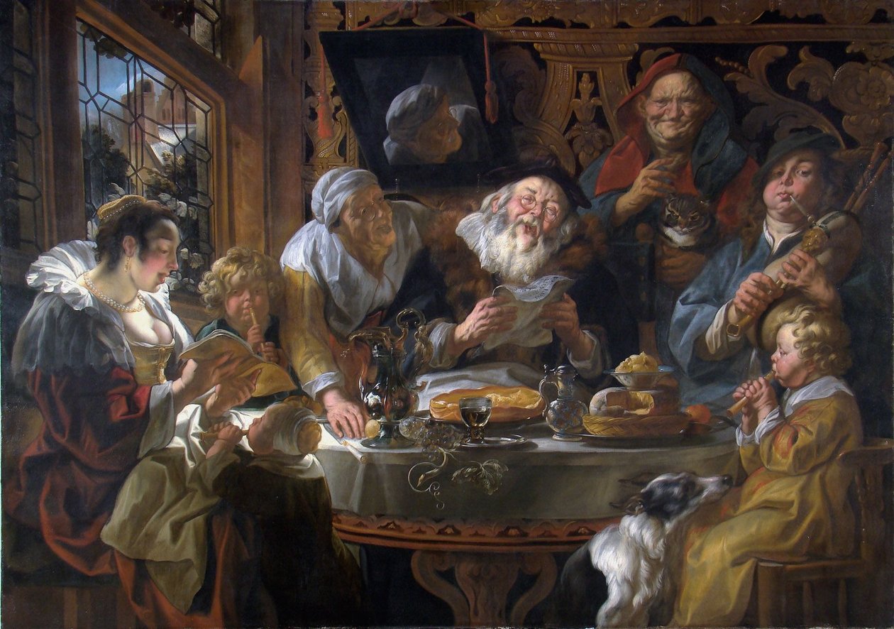 Les vieux chantent, les jeunes aussi - Jacob Jordaens