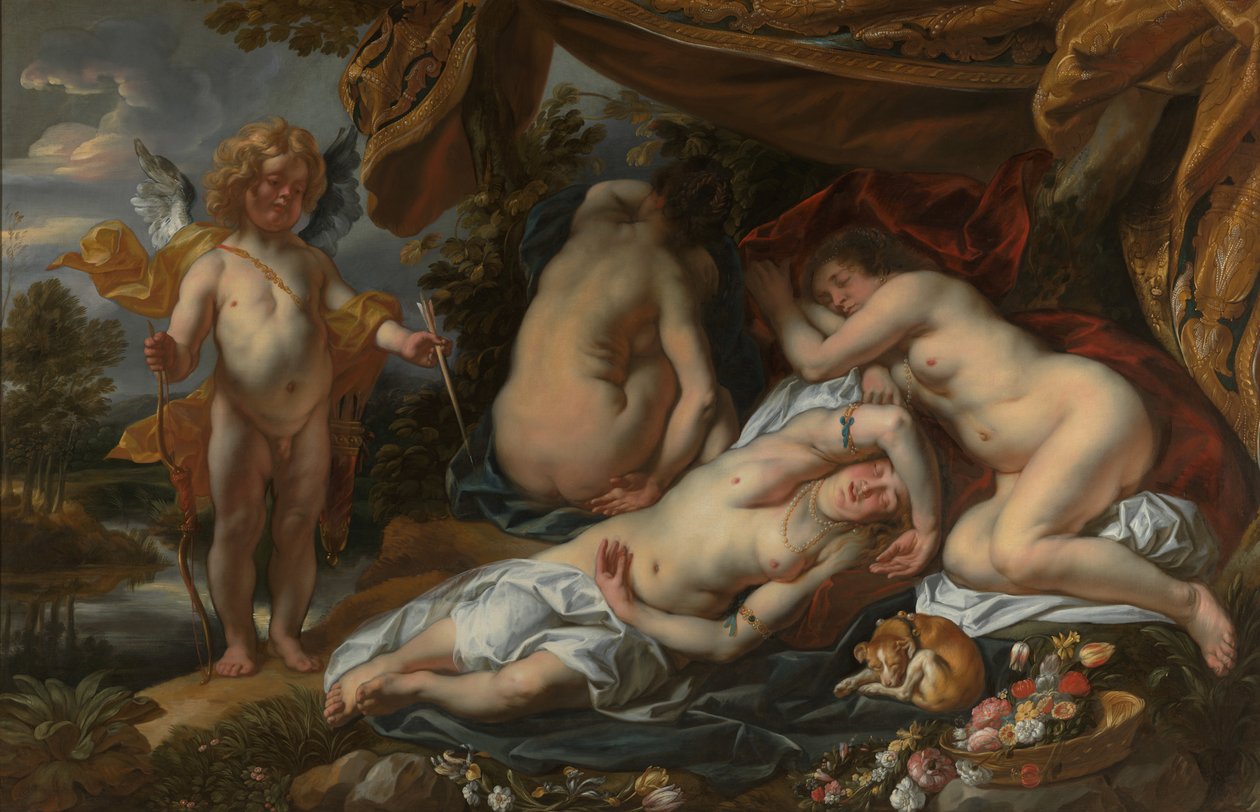 Cupidon et Psyché - Jacob Jordaens