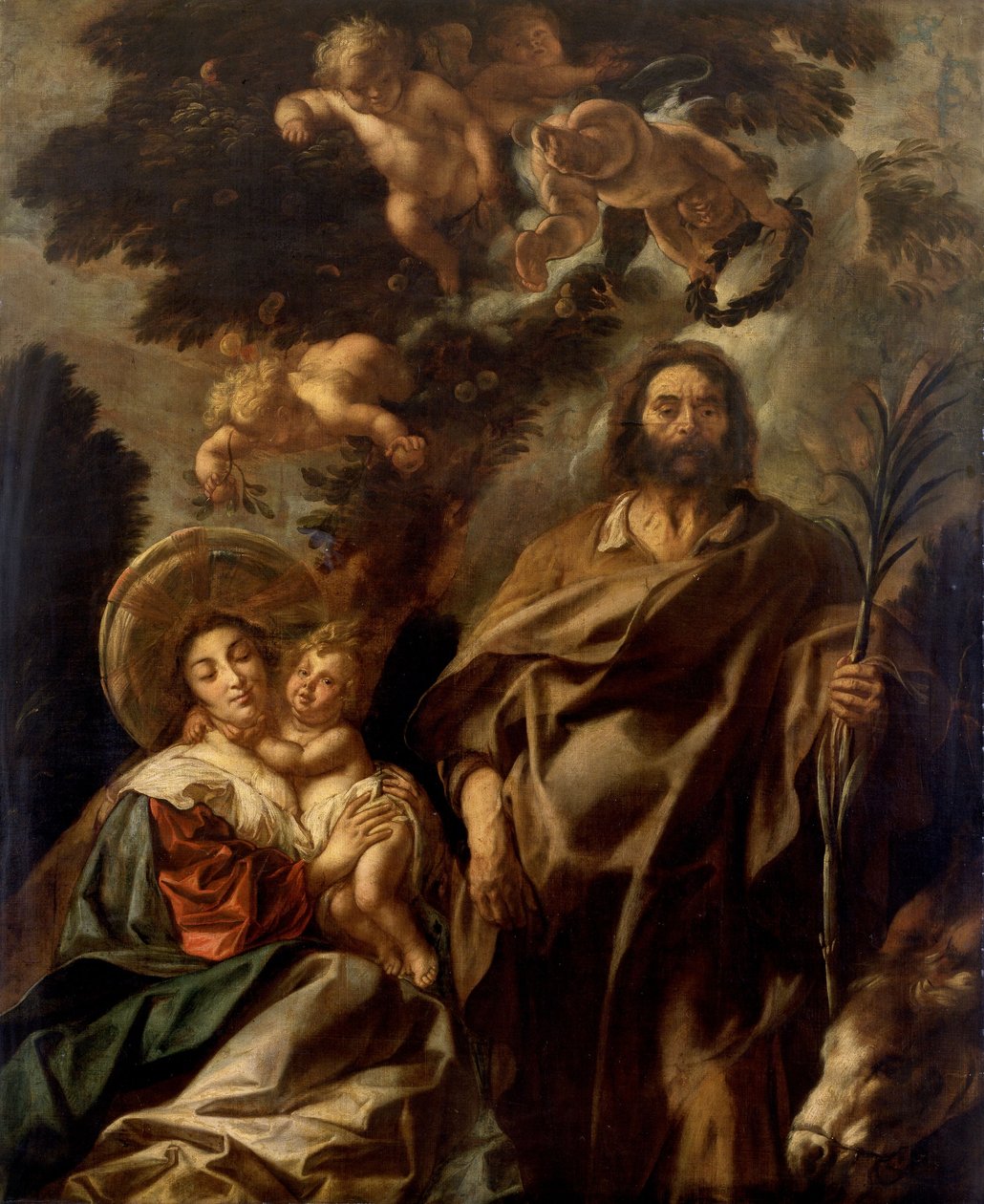 Le repos pendant la fuite en Égypte - Jacob Jordaens