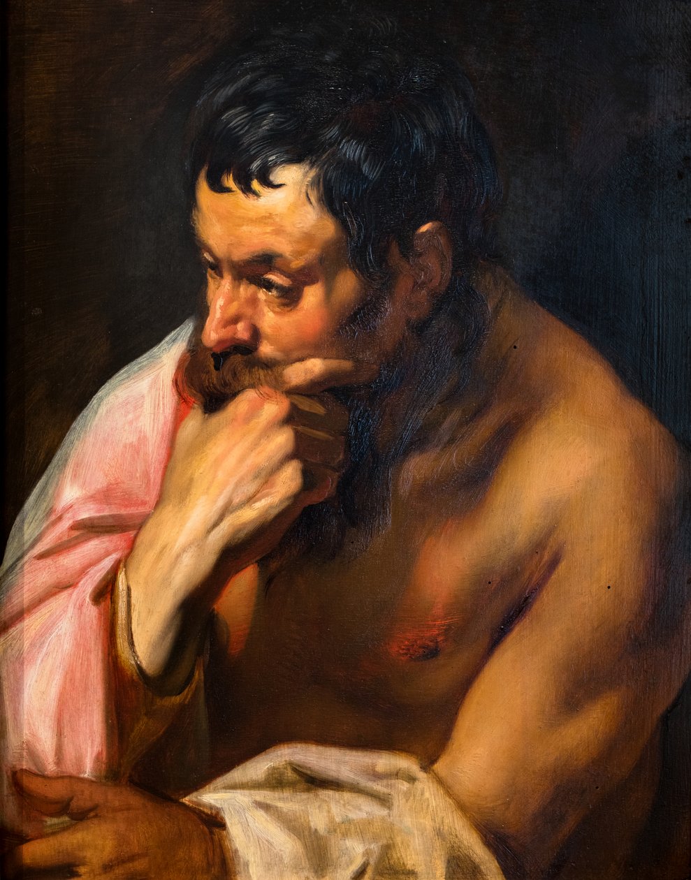Le penseur ou le faune méditant - Jacob Jordaens