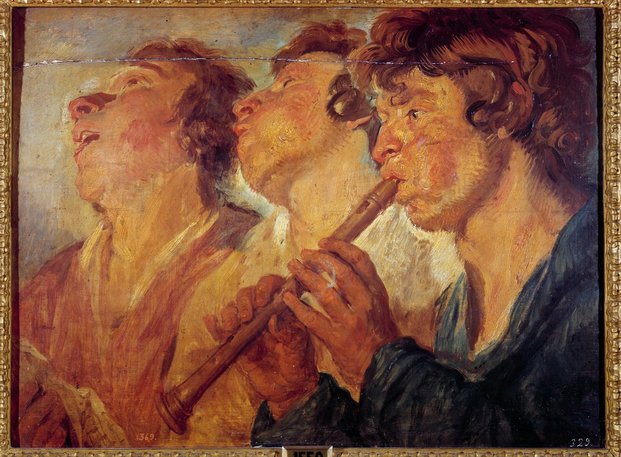 Trois musiciens ambulants - Jacob Jordaens