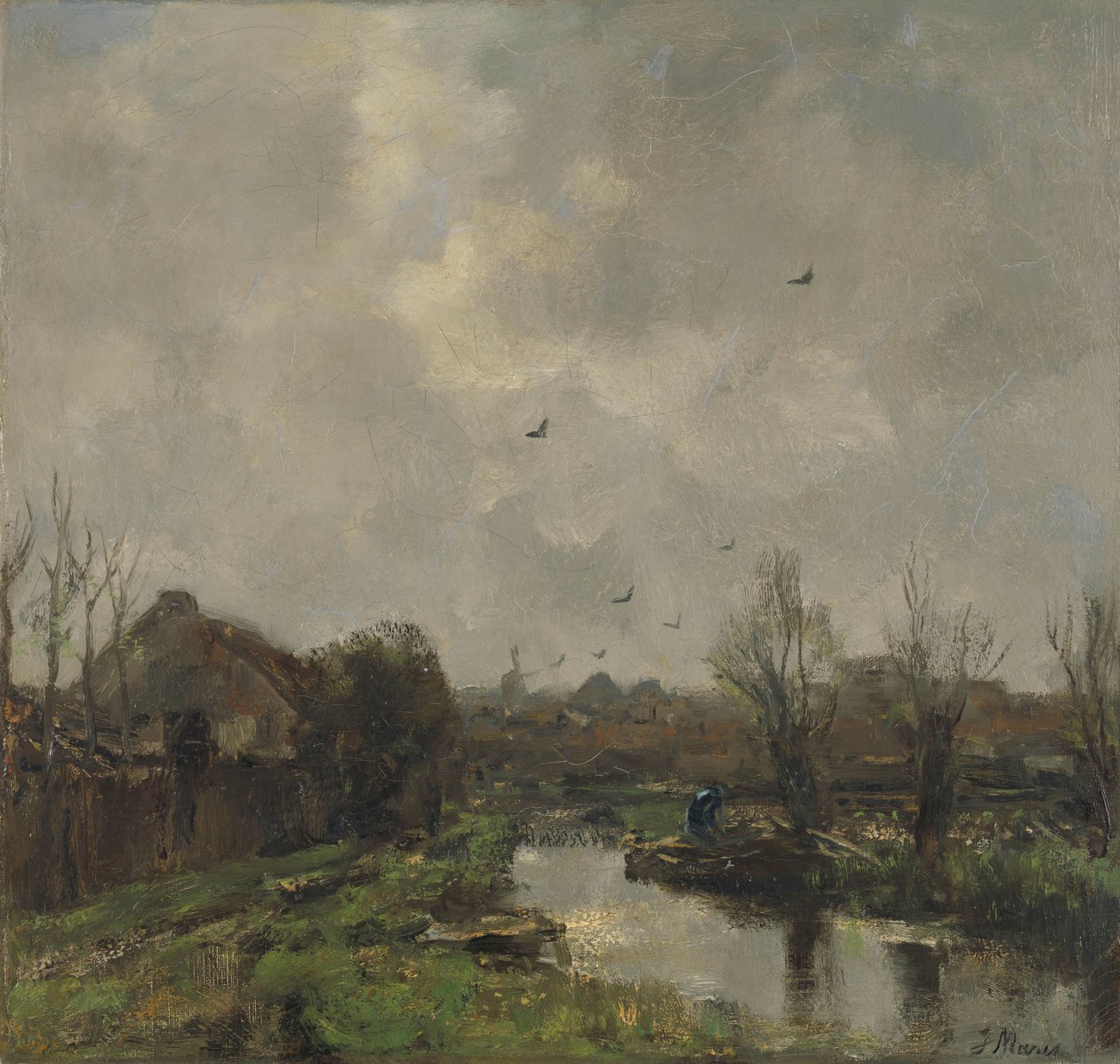 Paysage dans les environs de La Haye - Jacob Maris