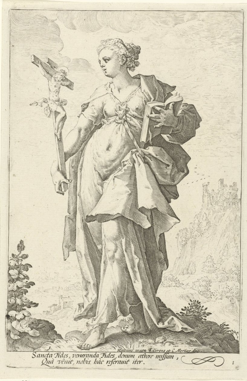 Foi (Fides) - Jacob Matham (attributed to)