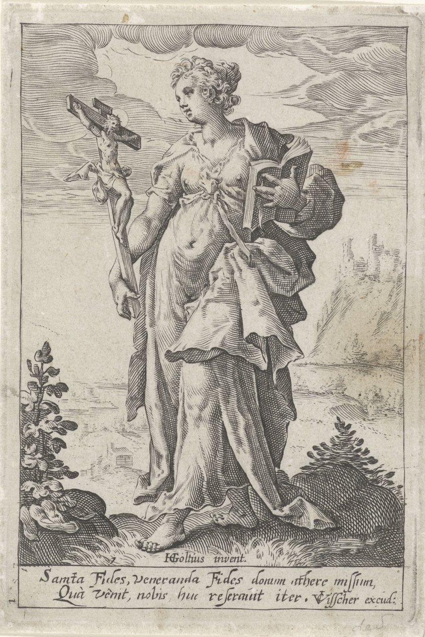 Foi (Fides) - Jacob Matham (attributed to)