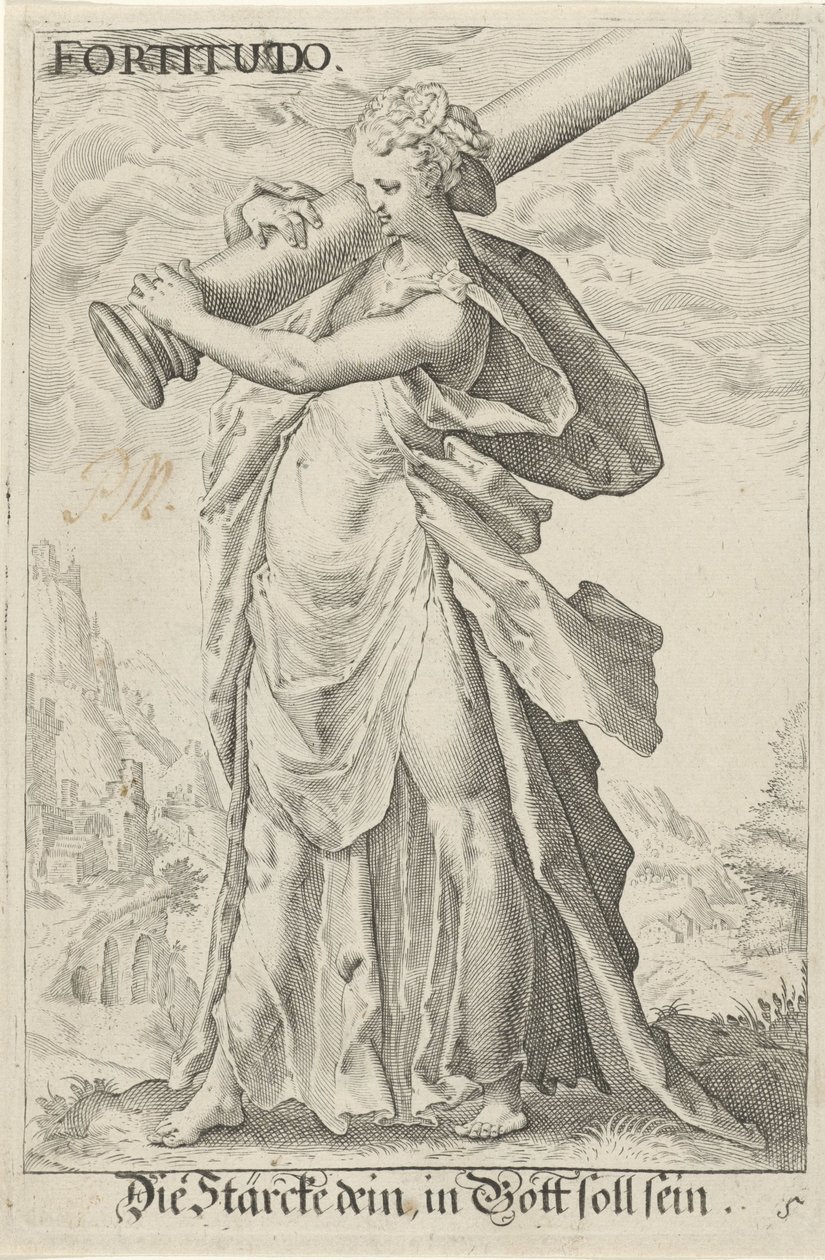 Force (Fortitudo) - Jacob Matham (attributed to)