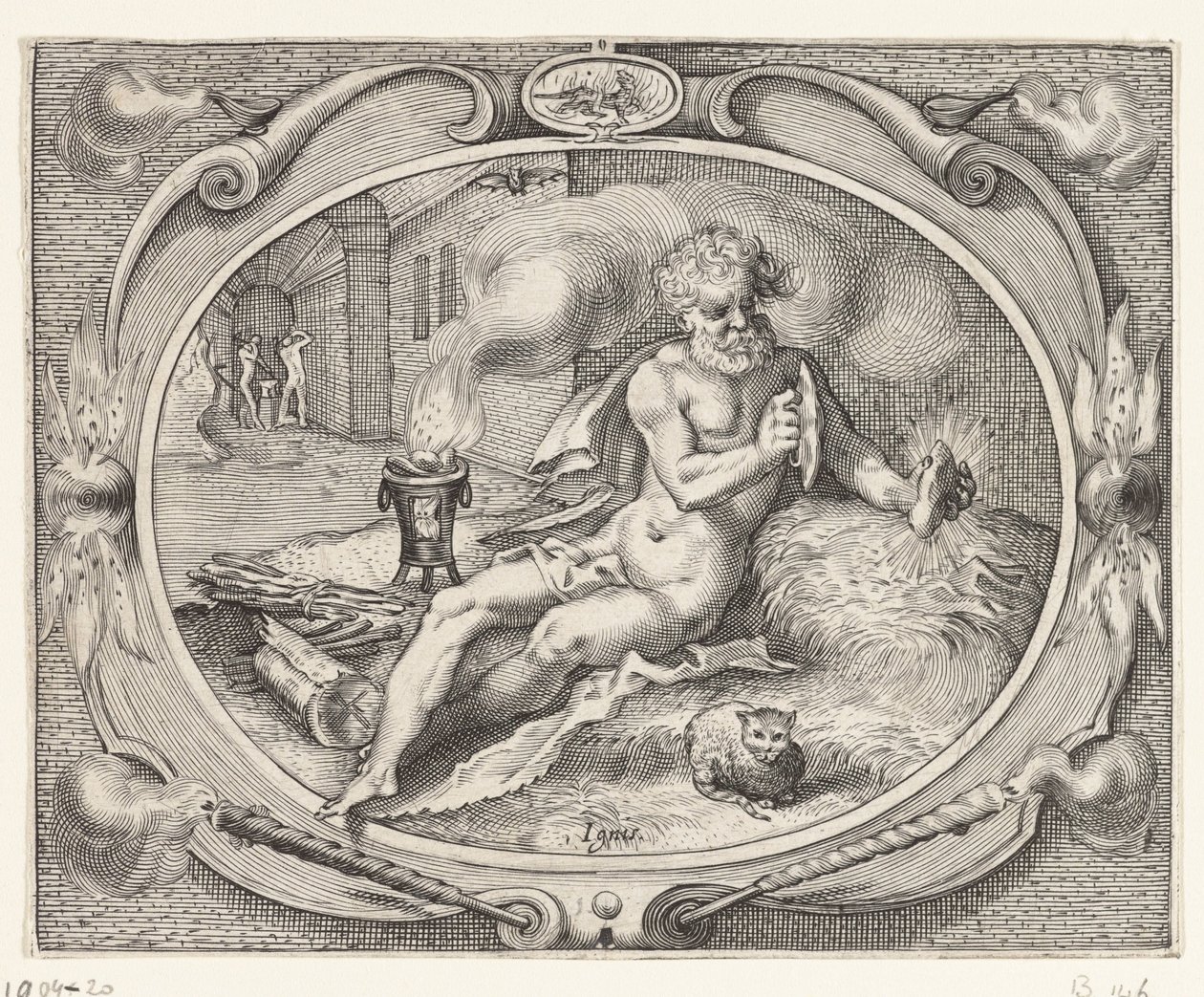 Feu (Ignis) - Jacob Matham (workshop of)