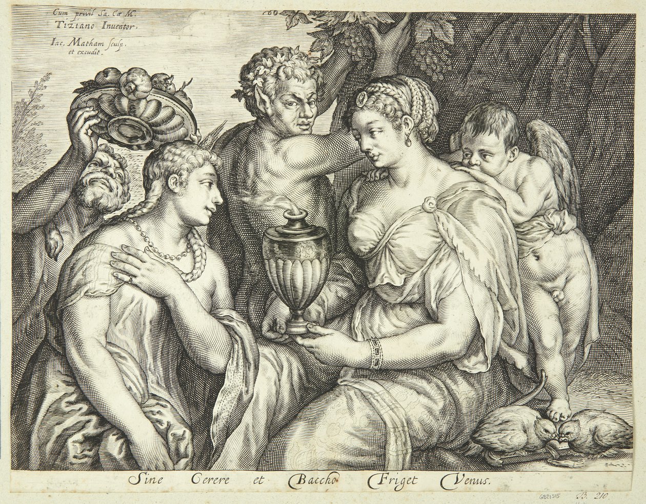 Cérès, Bacchus et Vénus - Jacob Matham
