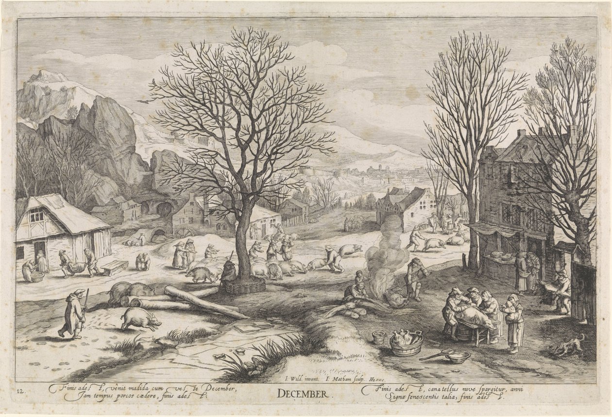 Décembre - Jacob Matham