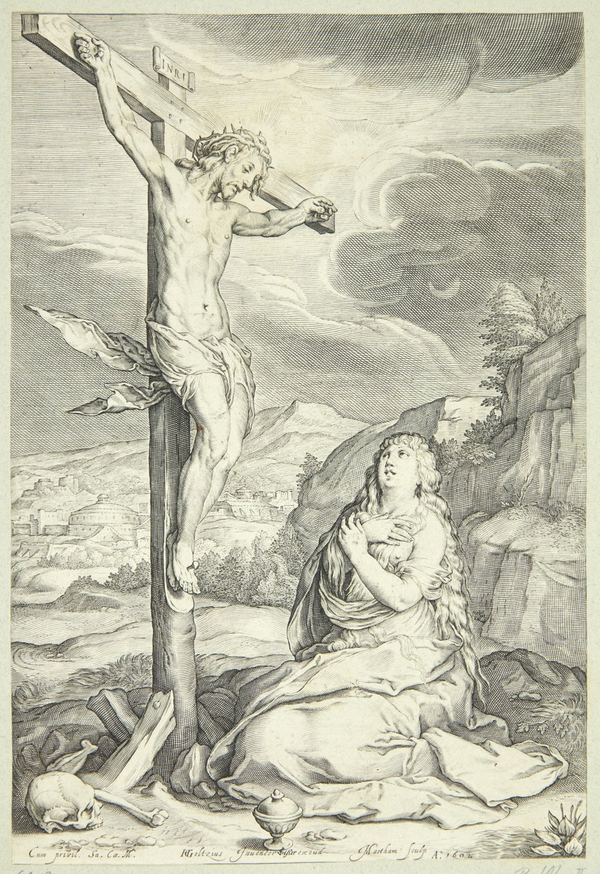 Marie Madeleine repentante - Jacob Matham