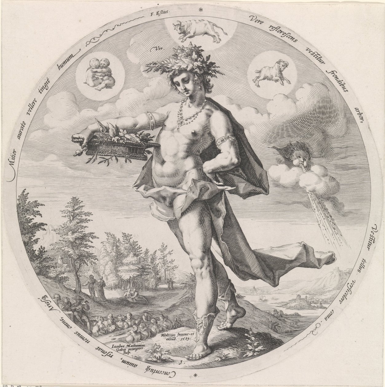 Printemps (Les quatre saisons) - Jacob Matham