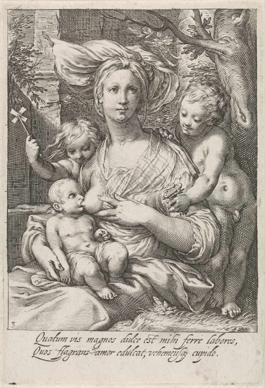 Amour (Caritas) - Jacob Matham