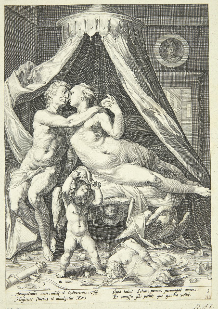 Mars et Vénus - Jacob Matham
