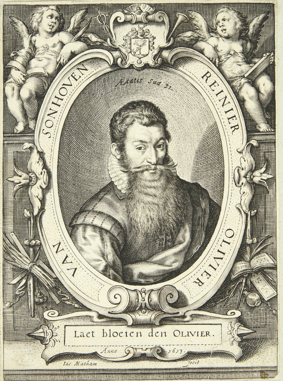 Portrait de Reinier Olivier van Sonhoven - Jacob Matham