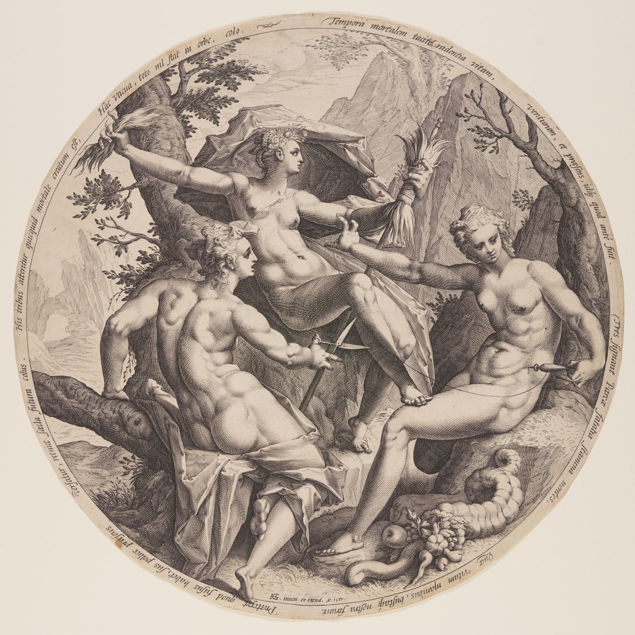 Les trois destins - Jacob Matham