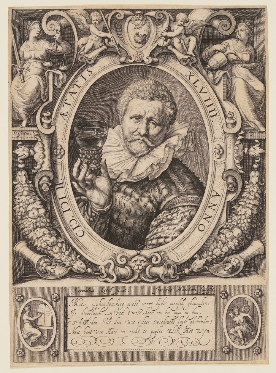 Vincent Jacobsz. Coster, négociant en vins - Jacob Matham