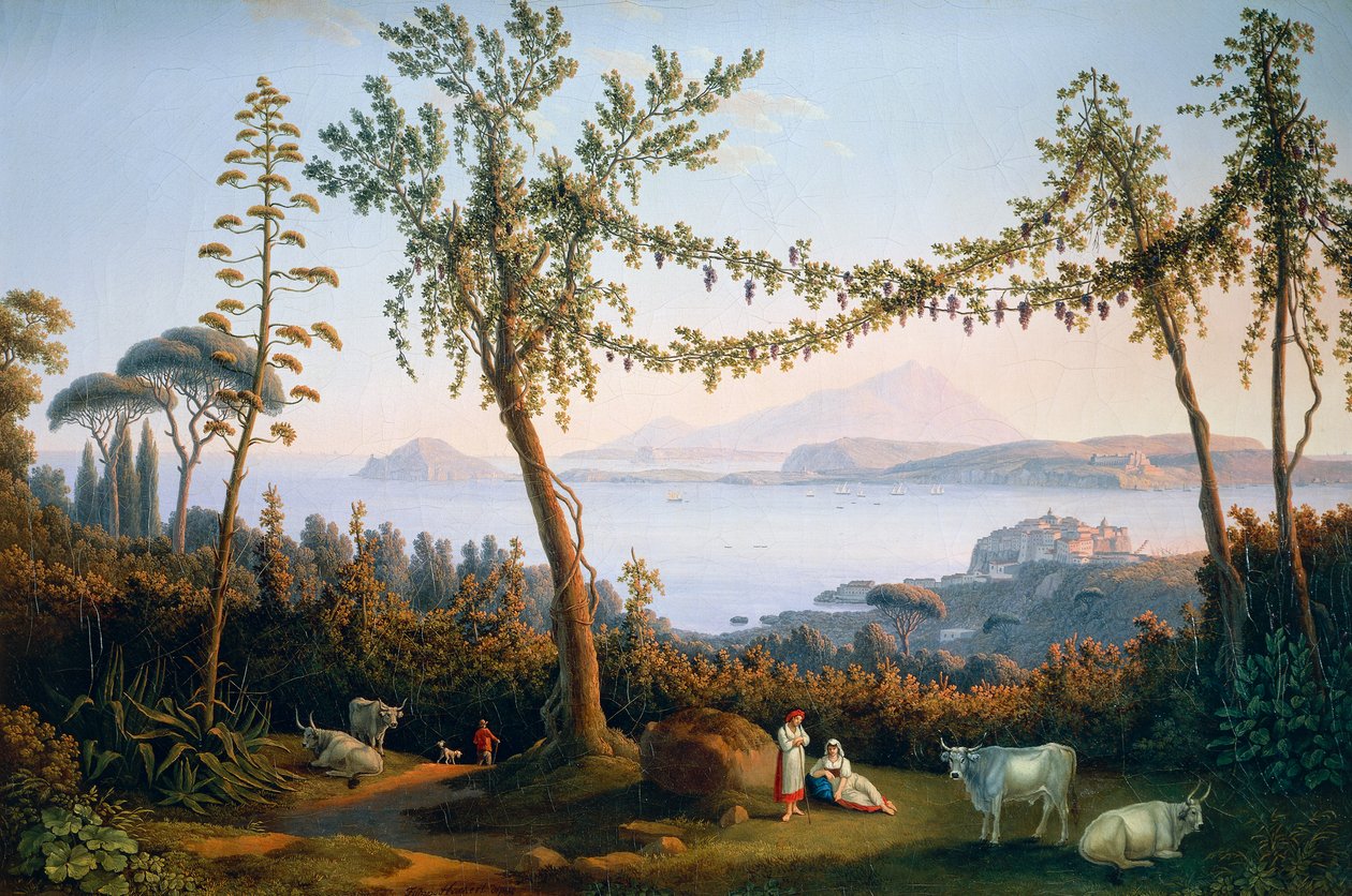Le golfe de Pouzzoles - Jacob Philippe Hackert
