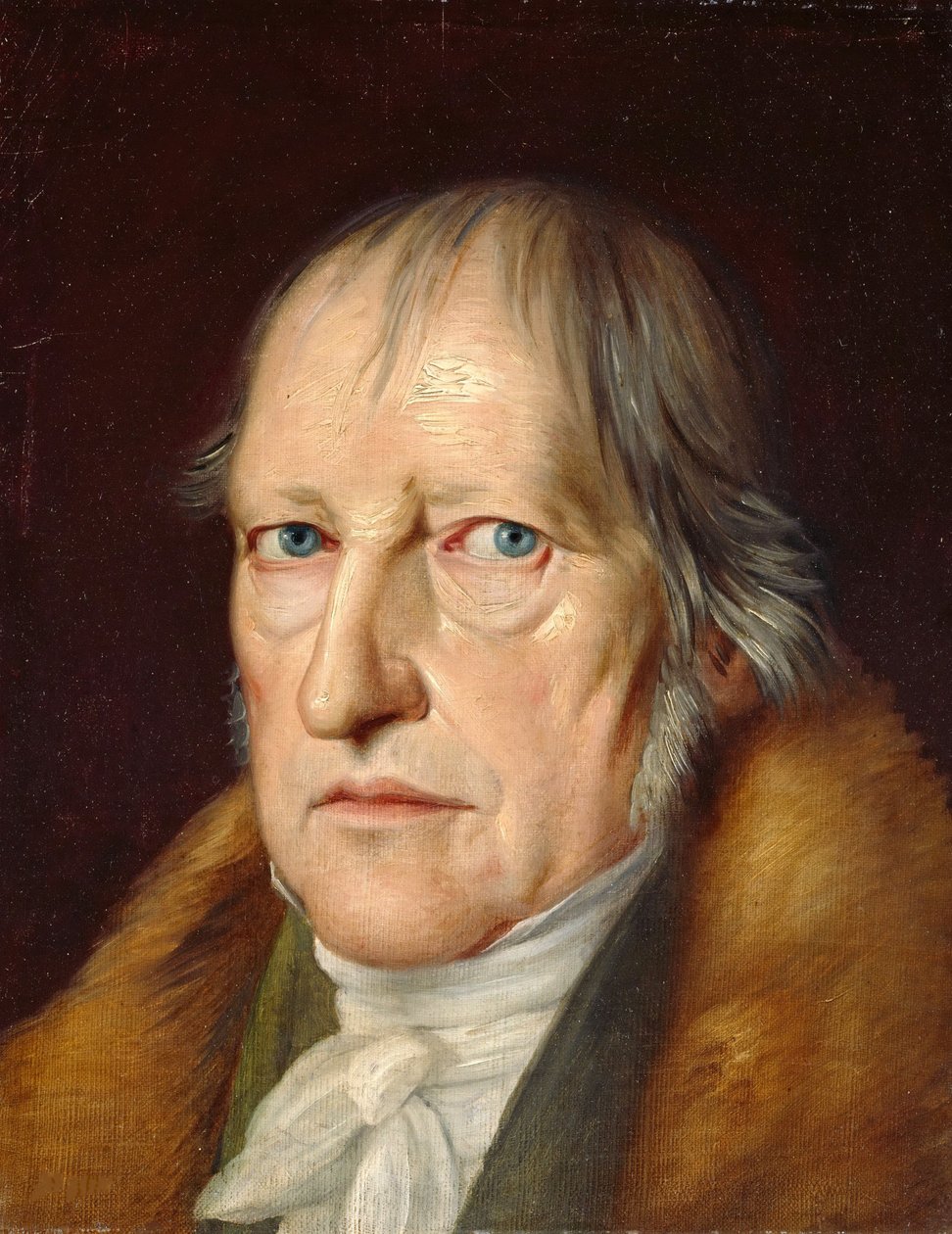 Portrait de Georg Wilhelm Friedrich Hegel (1770-1831) - Jacob Schlesinger