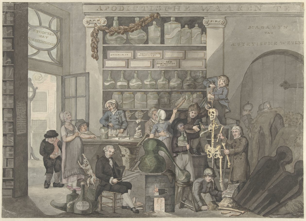 Apodictische Waaren, allégorie sur la philosophie de Kant - Jacob Smies