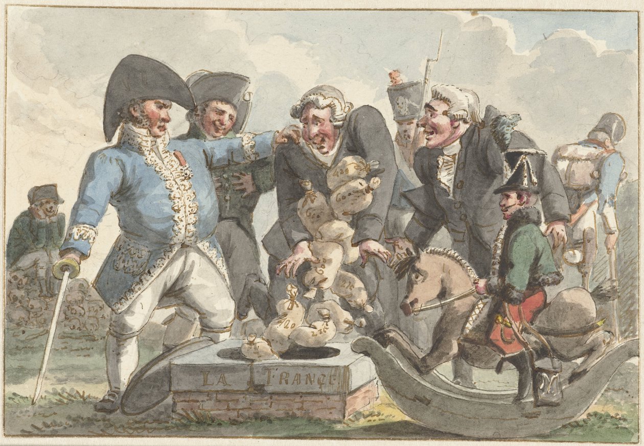 Caricature de la Tiercering de 1810 - Jacob Smies