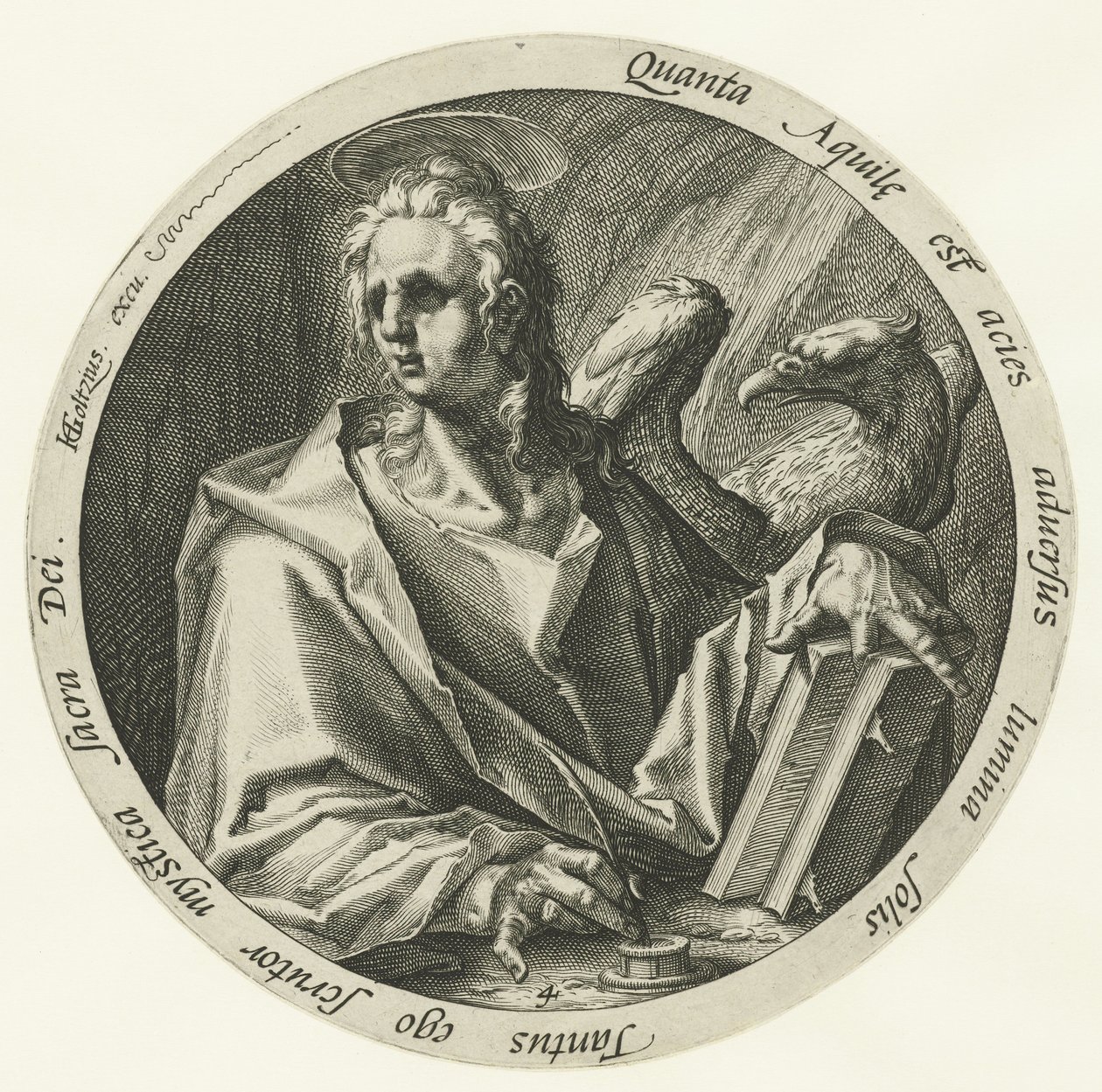Évangéliste Jean - Jacob de Gheyn (II) (attributed to)