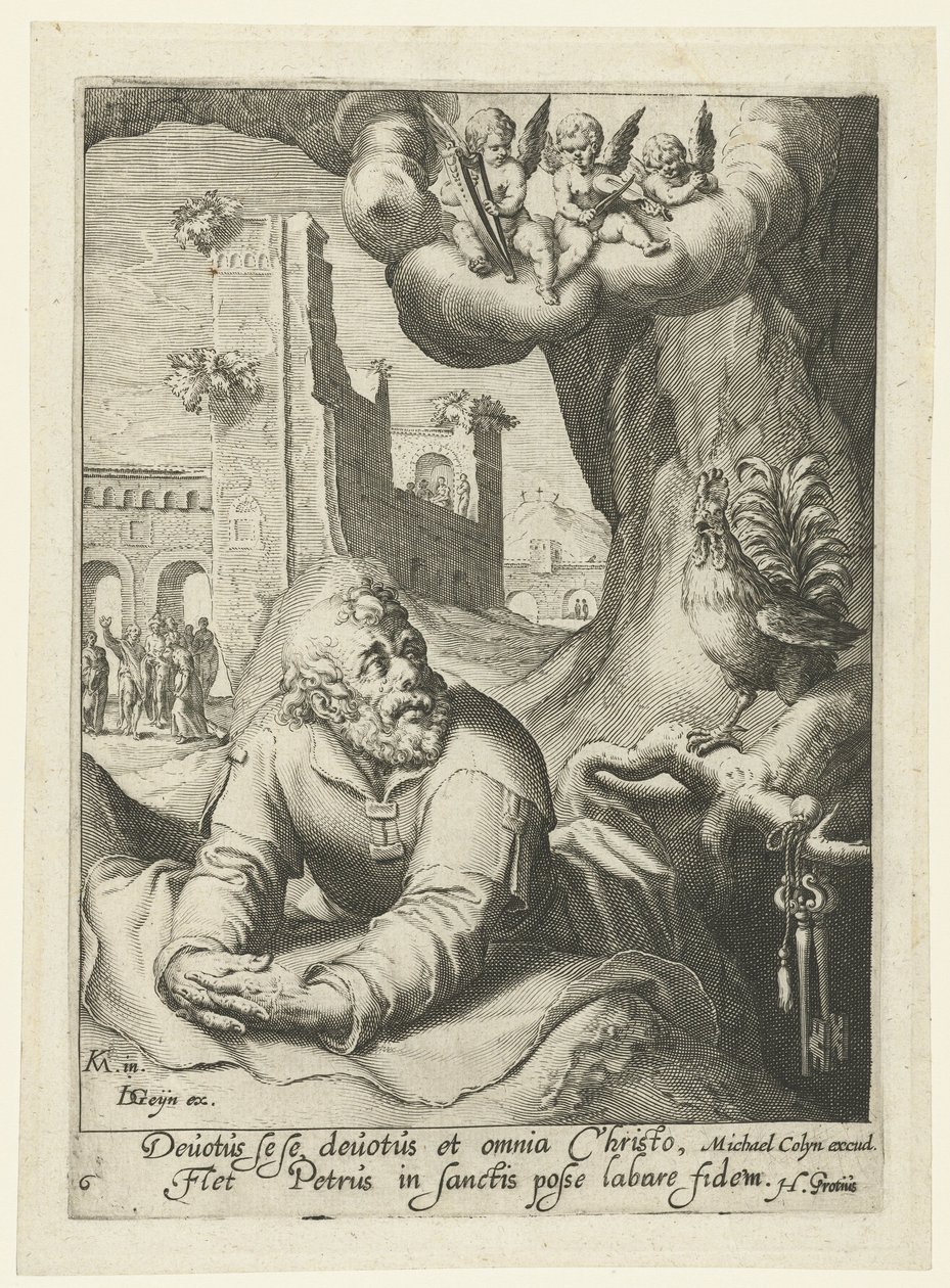 Pierre en tant que pécheur repentant - Jacob de Gheyn (II) (workshop of)