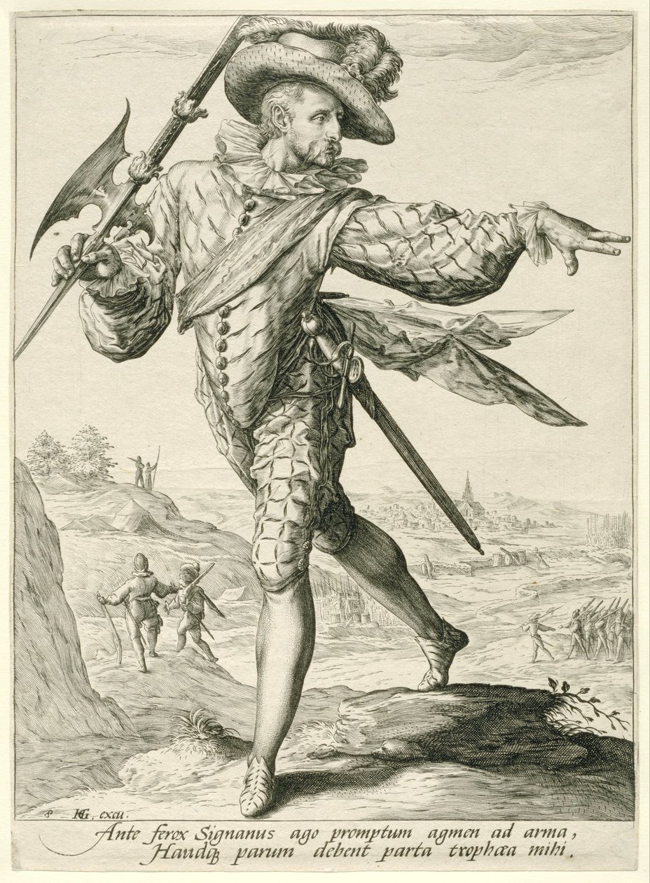 Sergent (Officiers et soldats) - Jacob de Gheyn (II)