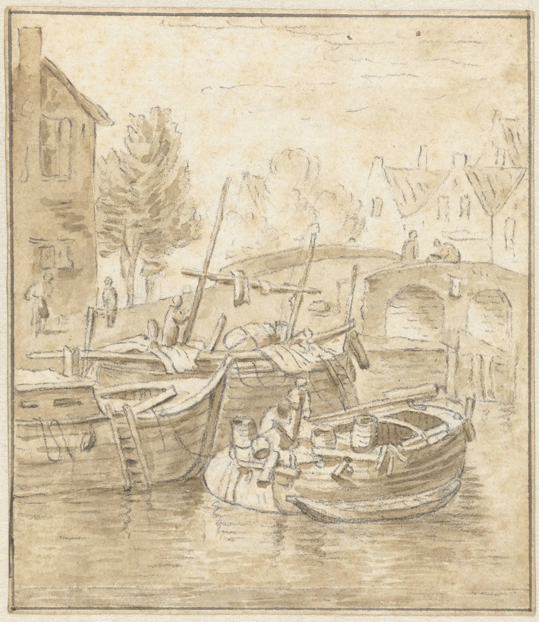 Navires près d