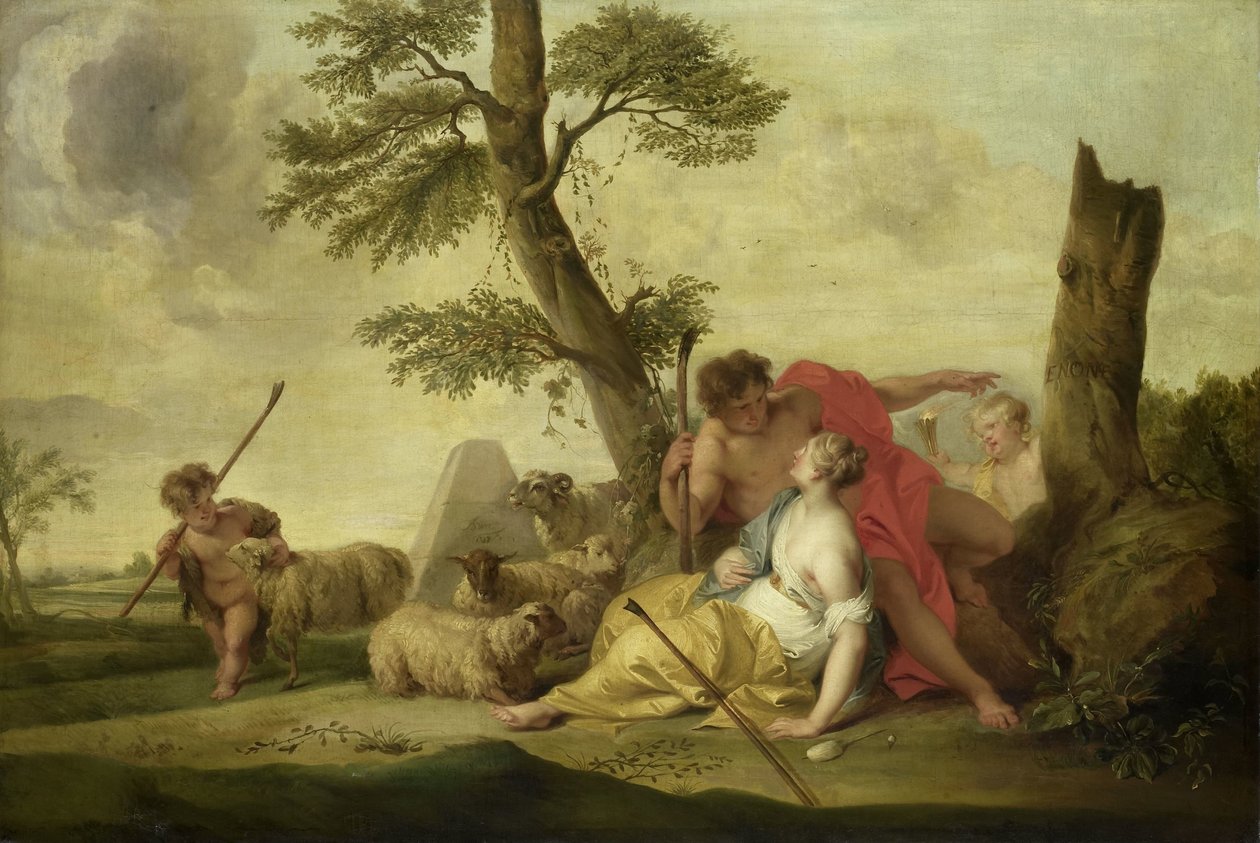 Paris et Œnone - Jacob de Wit