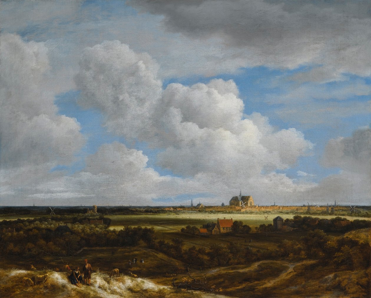 Allemand : Blick auf Haarlem Vue de Haarlem (Haerlempje) - Jacob van Ruisdael