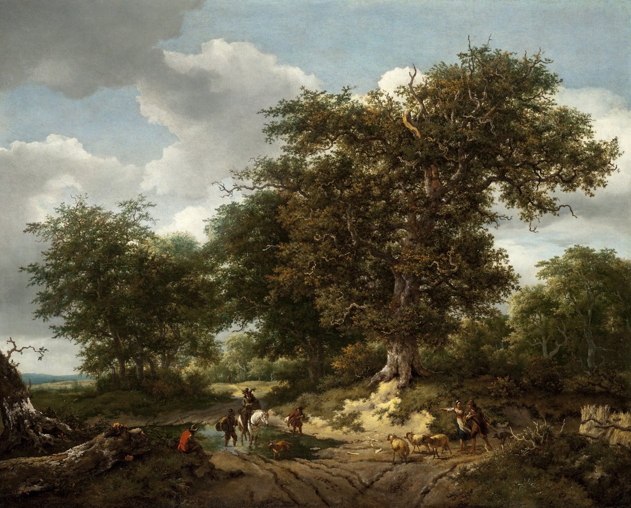 Le grand chêne - Jacob van Ruisdael