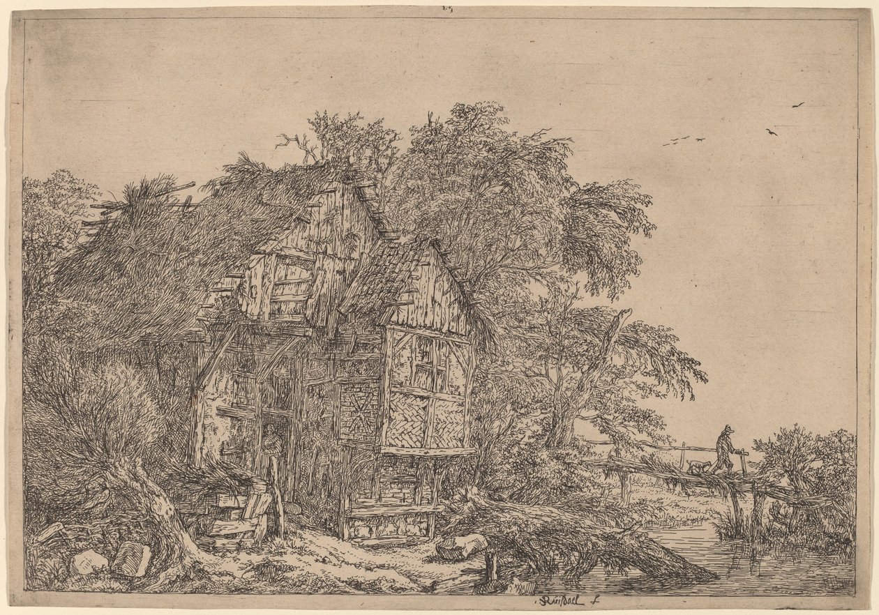 Le Petit Pont - Jacob van Ruisdael
