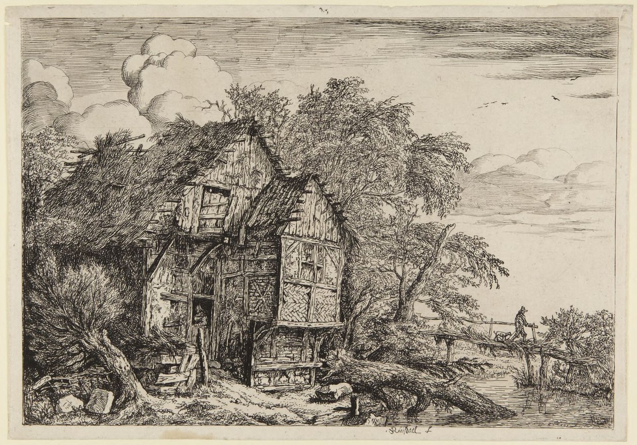 Le petit pont - Jacob van Ruisdael