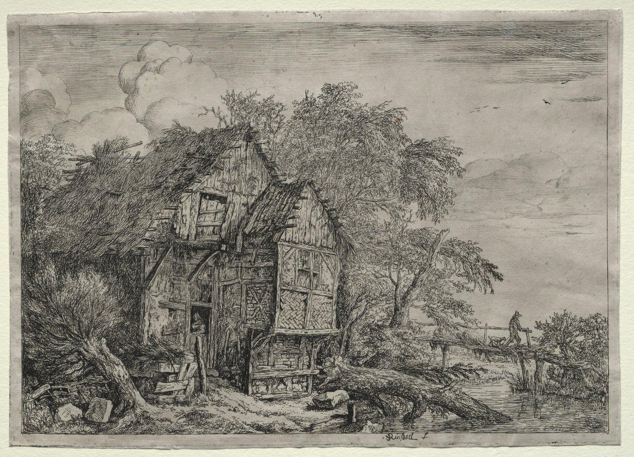 Le Petit Pont - Jacob van Ruisdael