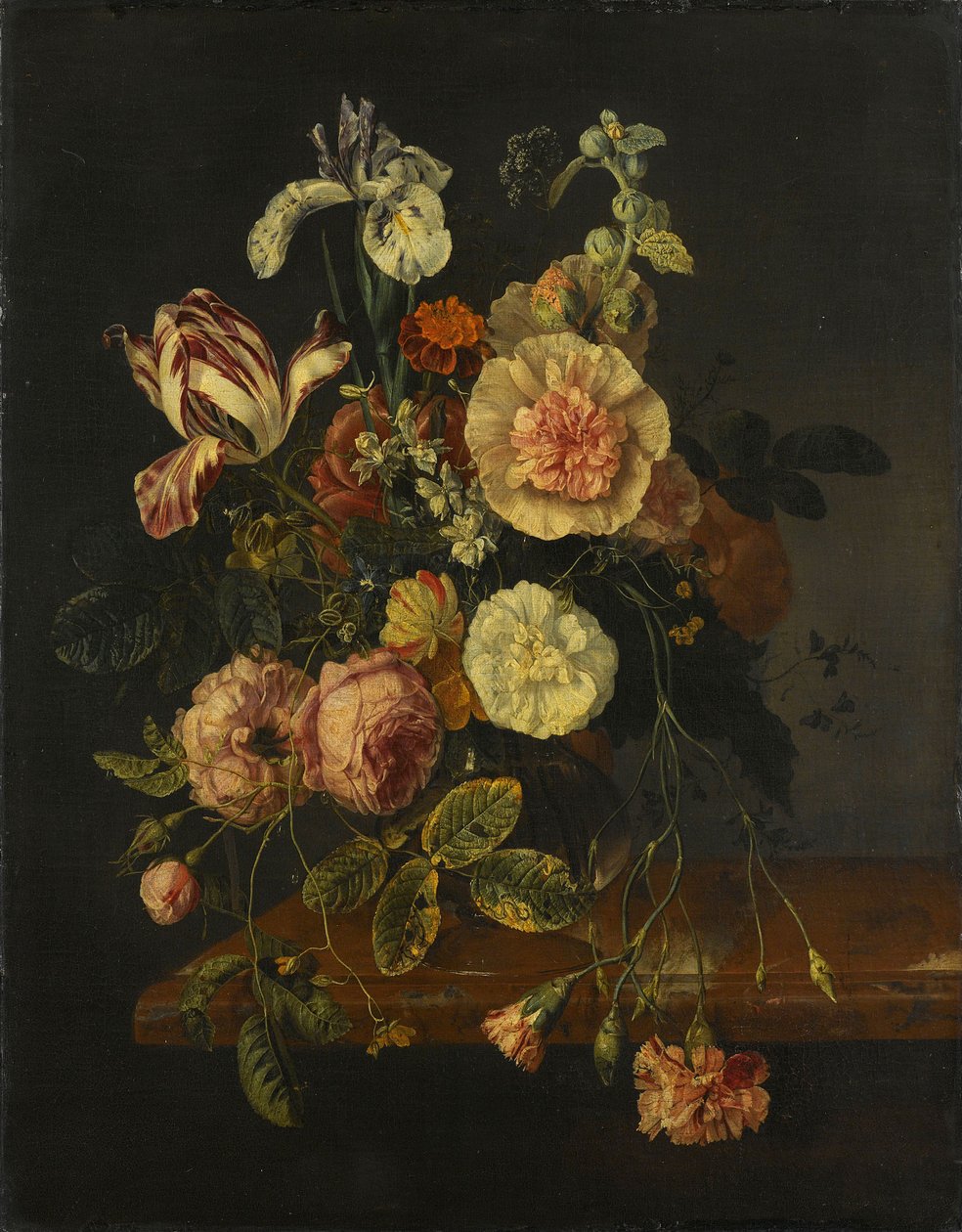Nature morte aux fleurs - Jacob van Walscapelle