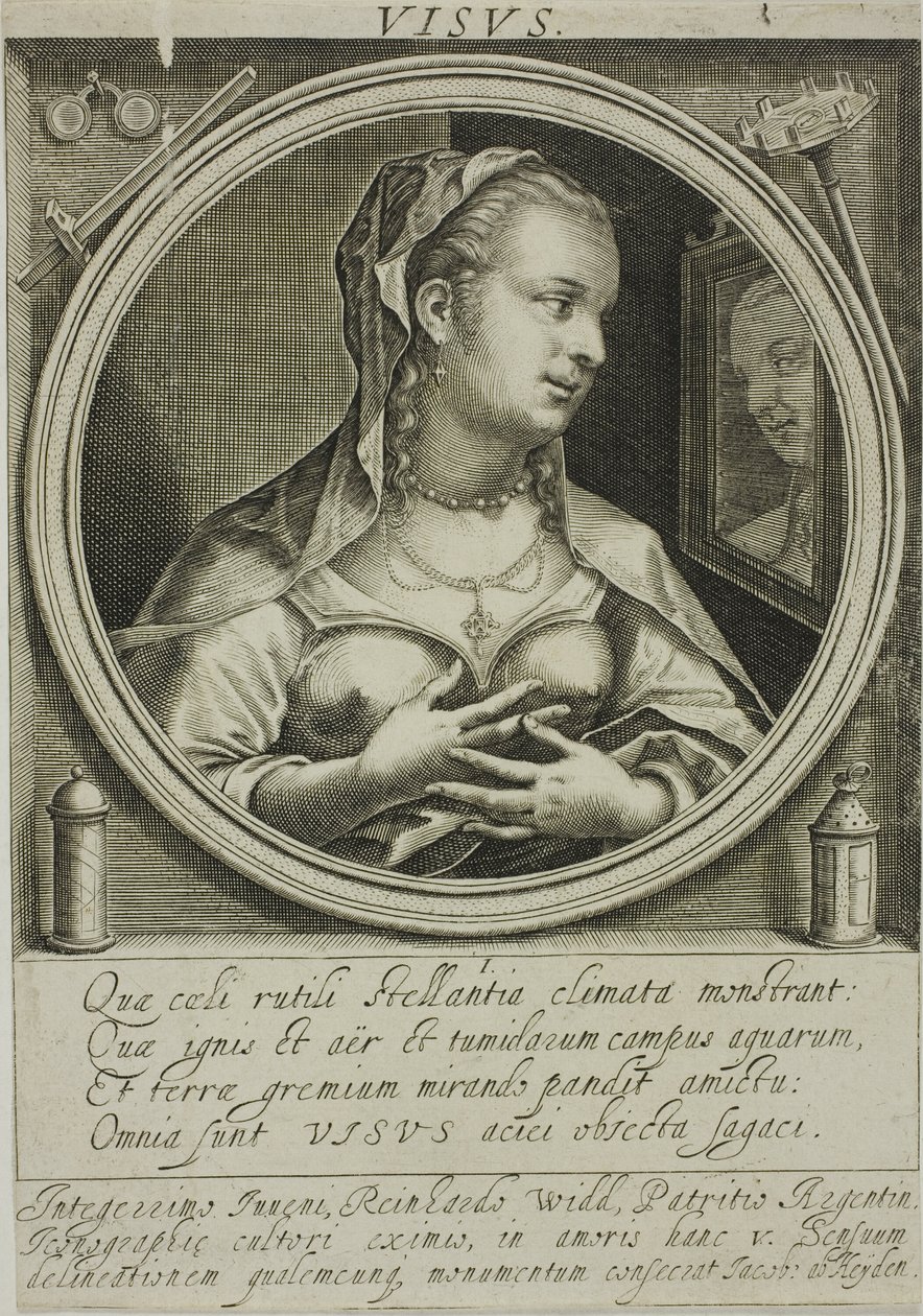 La vue, première planche des Cinq sens - Jacob van der Heyden