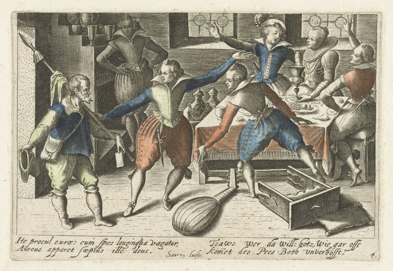 Fête étudiante - Jacob van der Heyden
