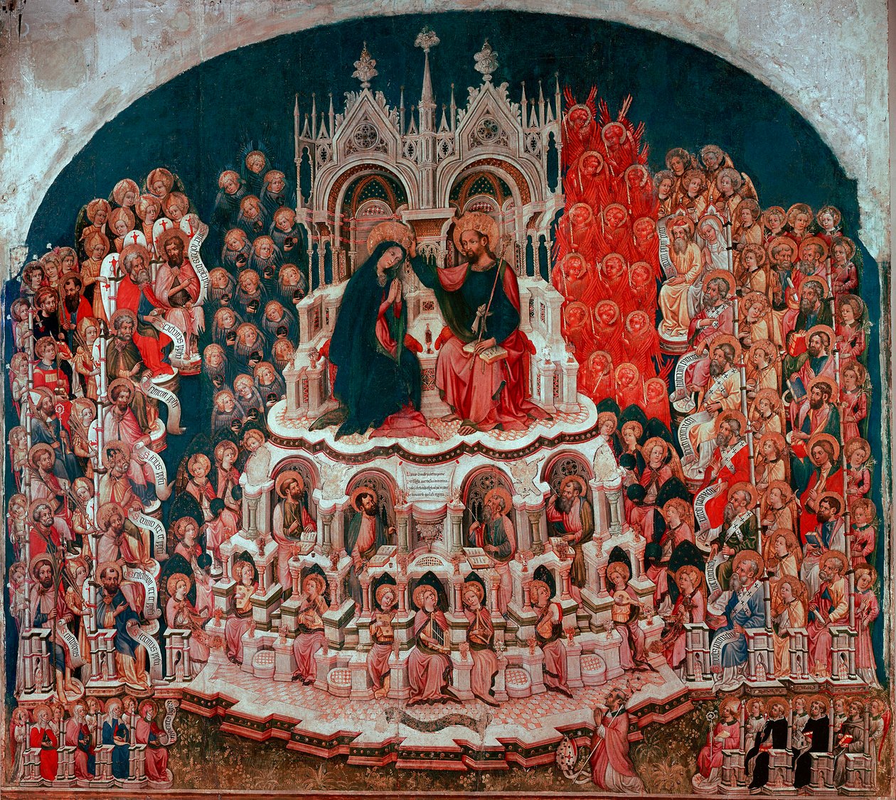 Le couronnement de la Vierge au Paradis - Jacobello del Fiore