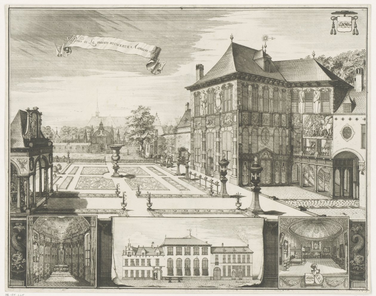 Vue de la maison de Rubens à Anvers - Jacobus Harrewijn