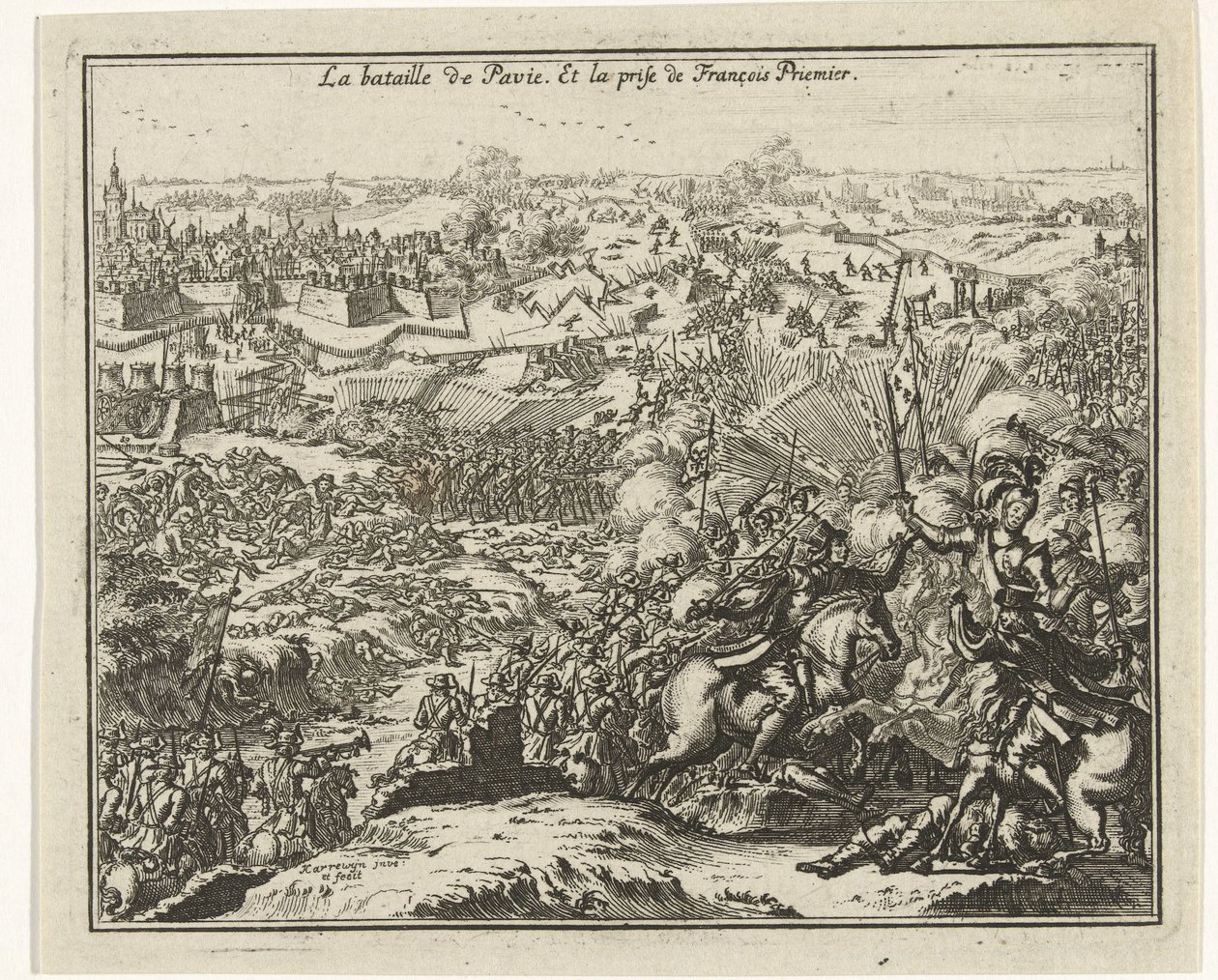 Bataille de Pavie - Jacobus Harrewijn
