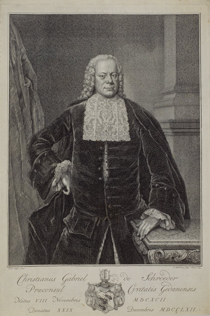 Christian Gabriel Schroder, 1764 - Jacobus Houbraken