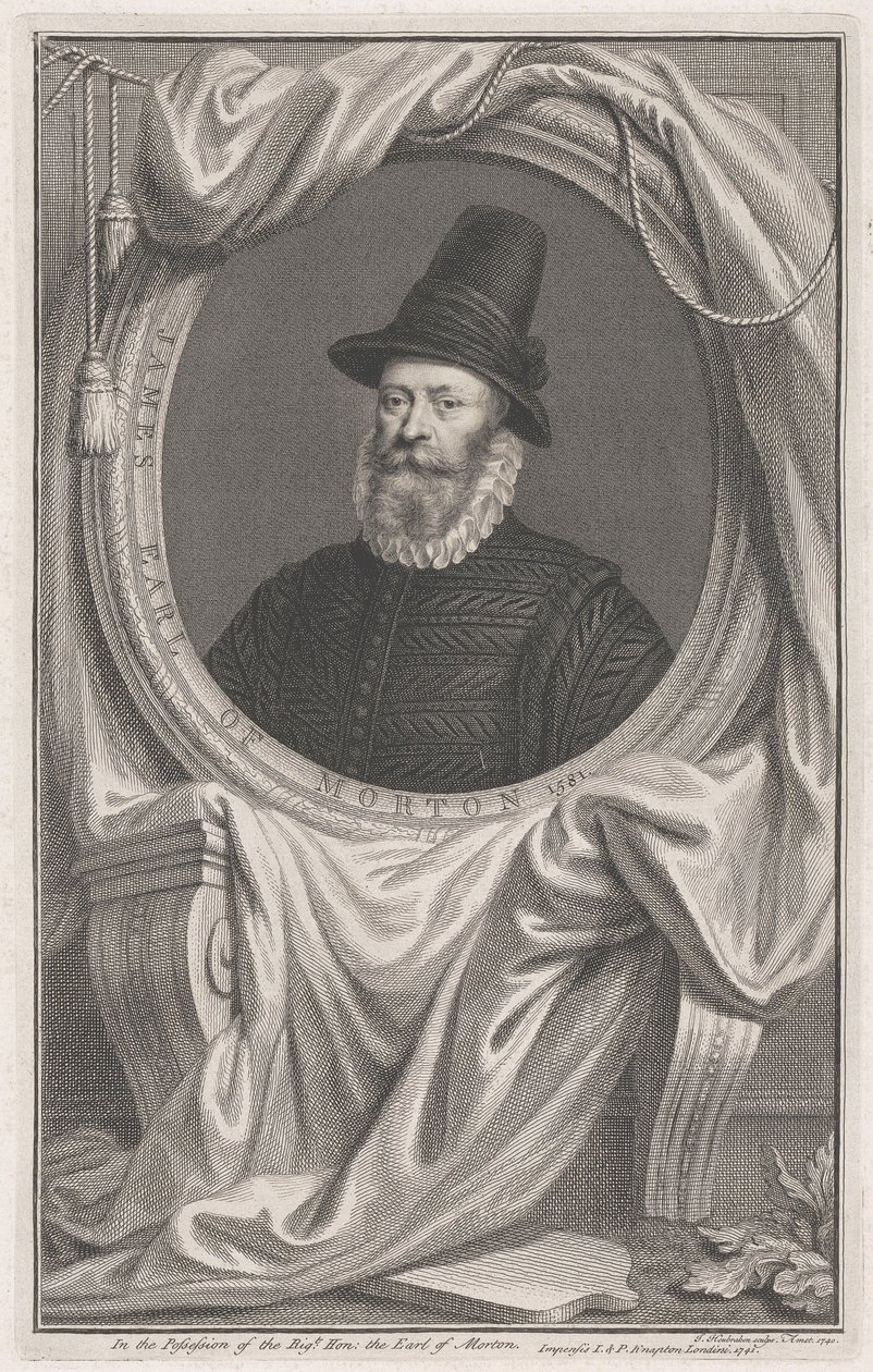 James Douglas, quatrième comte de Morton, 1581 - Jacobus Houbraken