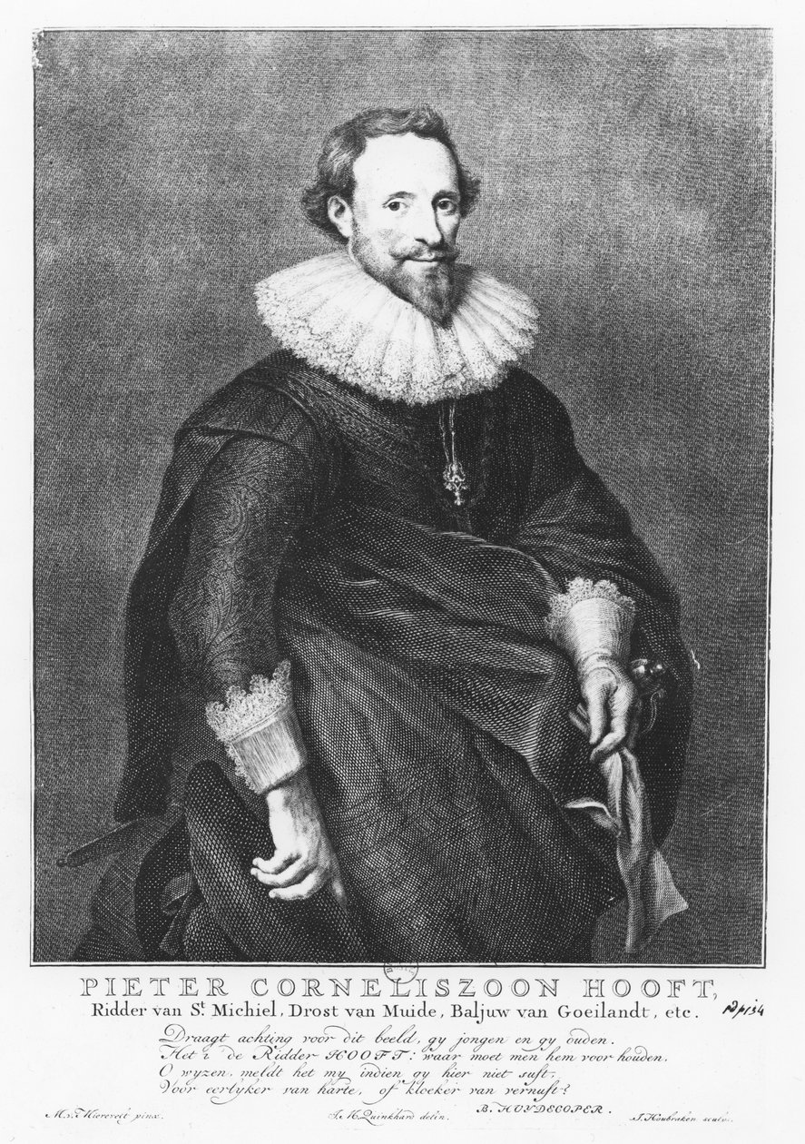 Pieter Corneliszoon Hooft - Jacobus Houbraken