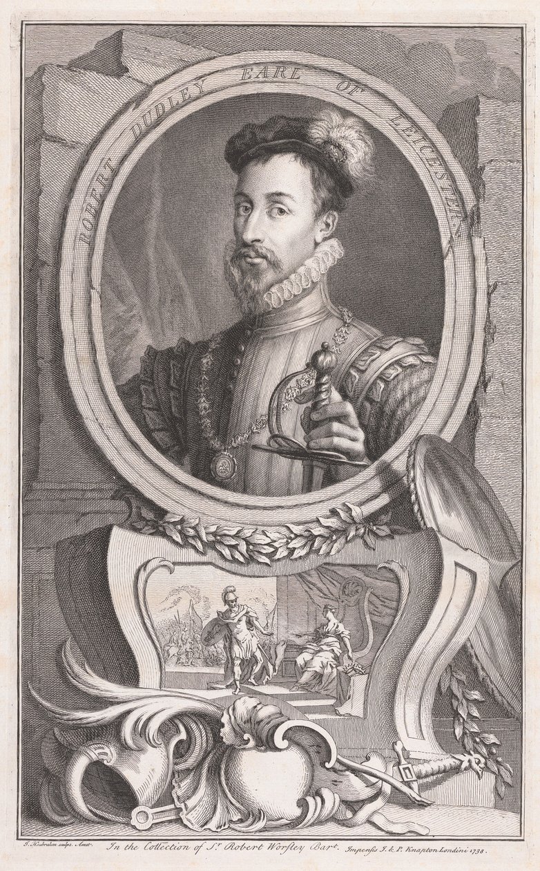 Robert Dudley, comte de Leicester - Jacobus Houbraken