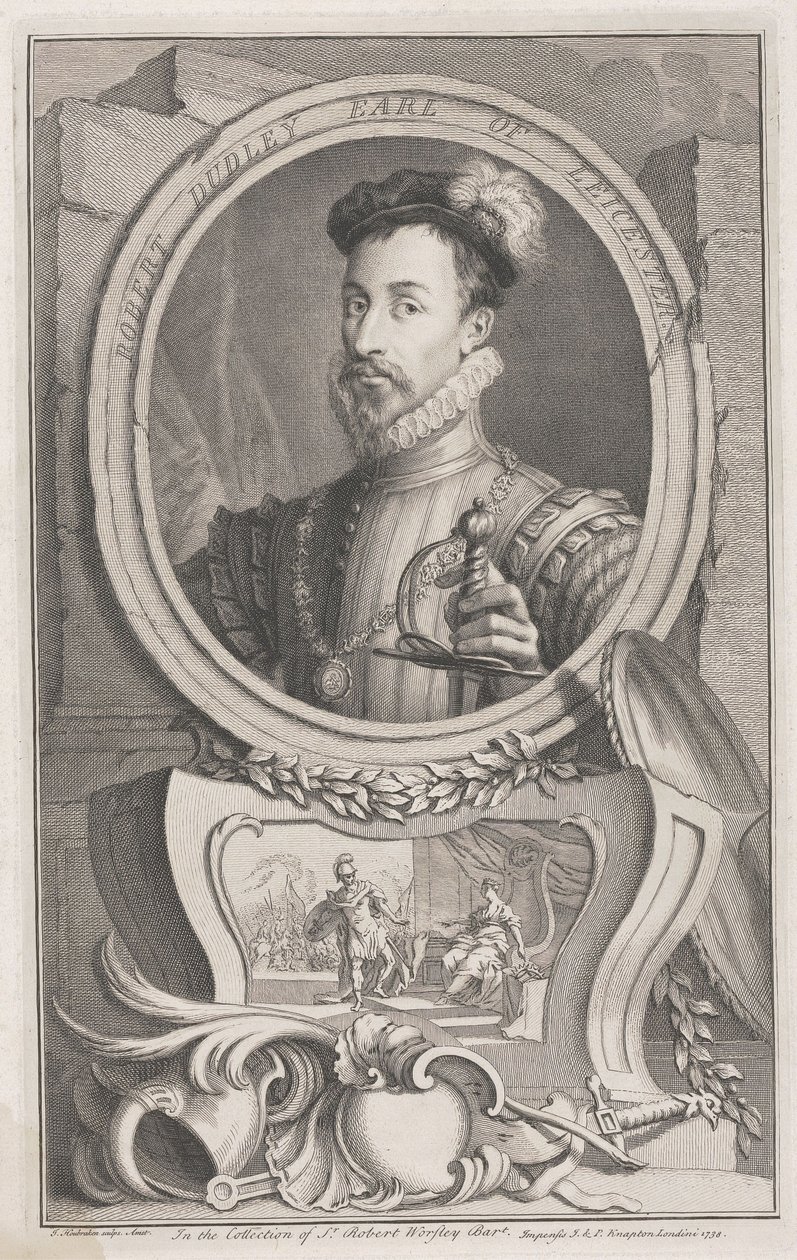 Robert Dudley, comte de Leicester - Jacobus Houbraken